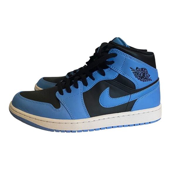 Nike Air Jordan 1 Mid University Blue Black DQ8426-401 Mens US 9.5 UNC Authentic main image 9